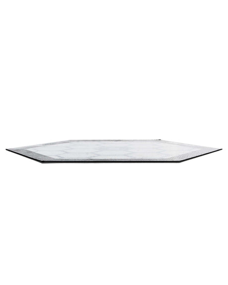 Dr. Dabber Honeymat Non-Stick Silicone Dab Mat in Hexagon Shape, Large, Black - Front View