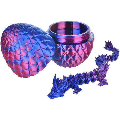 Dragon Egg Surprise 3D Printed Dragon Figurine | 11"