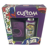 Dunkees Custom 6" Torch - Meltdown design on packaging, front view with vibrant graphics