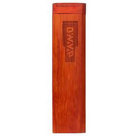 DynaVap SlimStash in Wood Finish - Front View Compact Storage Solution