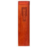 DynaVap SlimStash in Padauk - Front View - Compact Wooden Storage for Vaping Accessories