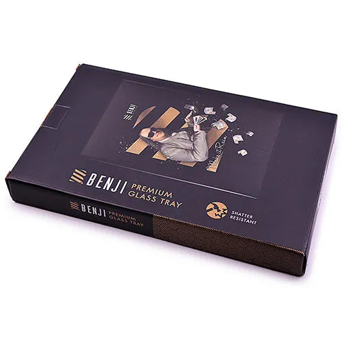 Benji Shatter-Resistant Glass Tray Kit Make it Rain contents