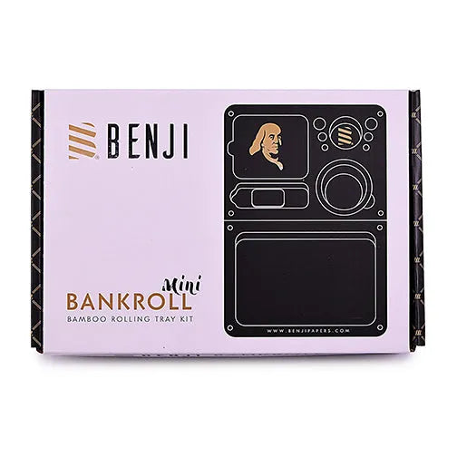 Benji Bankroll Mini Bamboo Tray Kit closed view