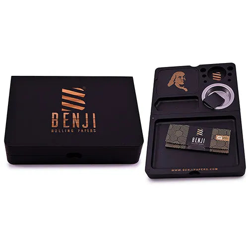 Benji Bankroll Mini Bamboo Tray Kit open view