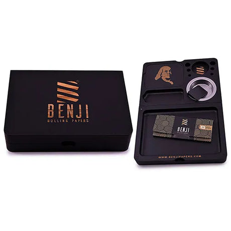 Benji Bankroll Mini Bamboo Tray Kit open view