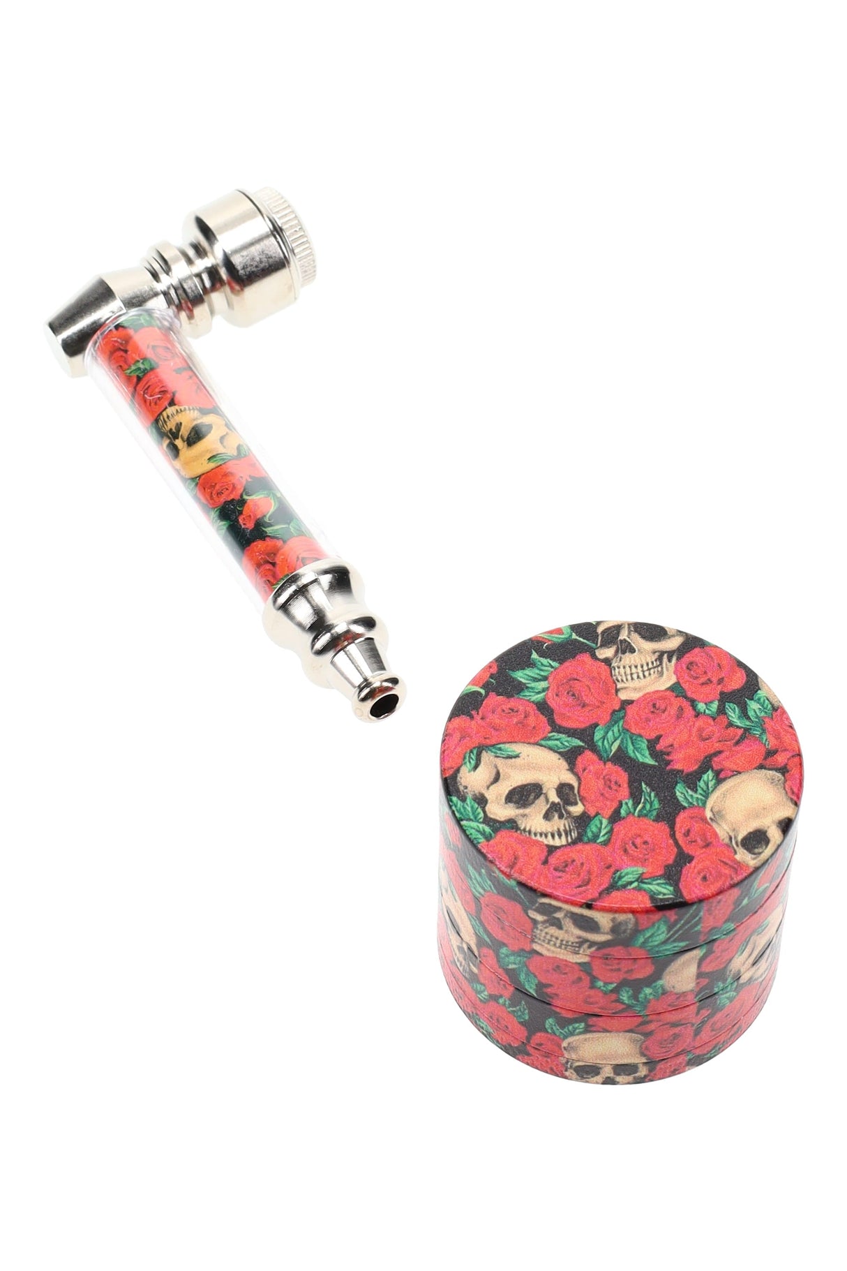 Metal Pipe & 4-Part Metal Grinder Gift Set – 1½″