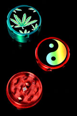 Metal 2-Part Herb Grinder “Pocket Zen” – 1¼″ – Assorted