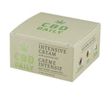 Earthly Body CBD Daily Intensive Cream 12-pack box front view on white background