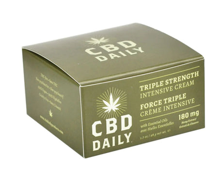Earthly Body CBD Daily Triple Strength Intensive Cream 1.7 oz package front view