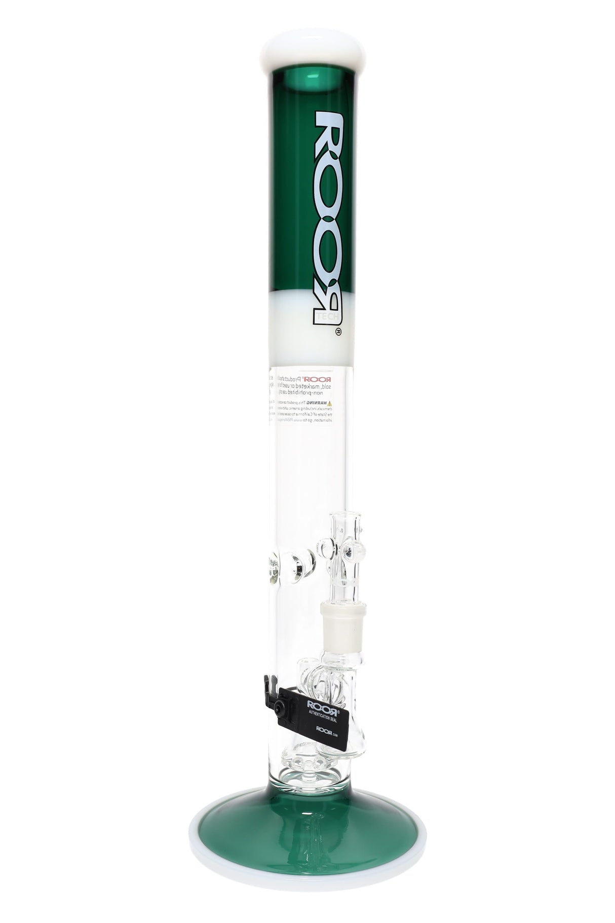 ROOR Tech 18″ Colored Straight Tube with Showerhead Perc – 5mm Glass