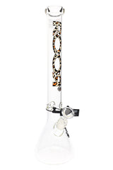 ROOR 18" 5mm Beaker Bong with Ice Pinch – Glass-on-Glass Heavyweight