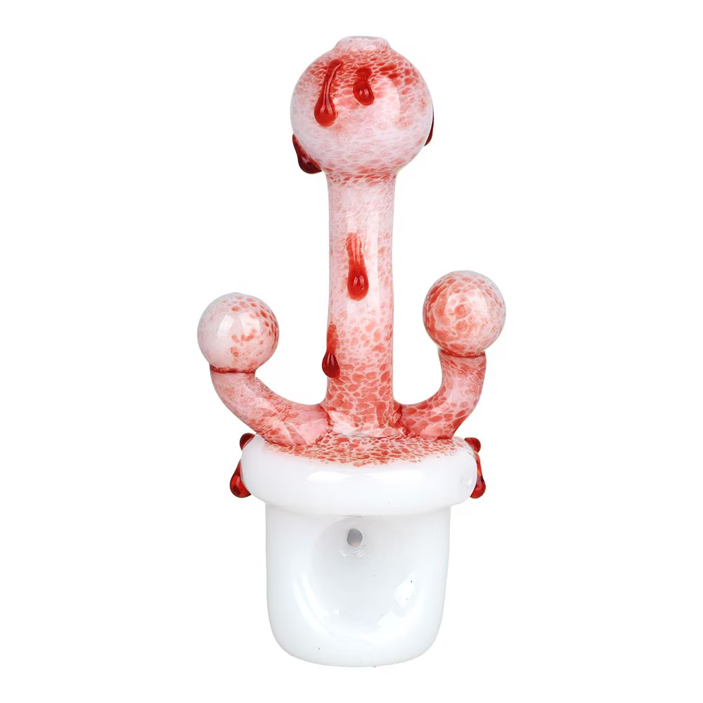 EG Glass Bonsai Series Potted Eyeballs Glass Hand Pipe | 5" | Colors Vary