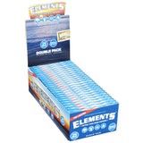 Elements Ultra Thin Rice Rolling Papers displayed in a box, front view, easy-to-roll design