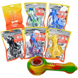 ELF Supply Silicone Spoon Pipe | 4.5" | Assorted Colors | 6ct Box