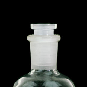 Glass joint reducer converting larger female joint to smaller size