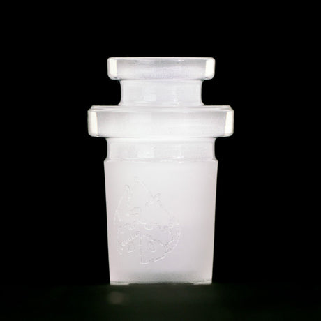 Glass reducer adapter converting larger female joint to medium size