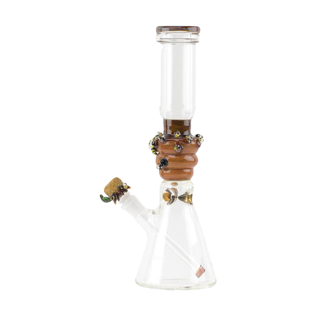 Empire Glassworks Beaker Water Pipe | Save the Bees