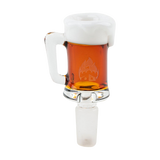 Empire Glassworks 14mm Male Beer Mug Bowl Slide for Bongs, Front View on White Background