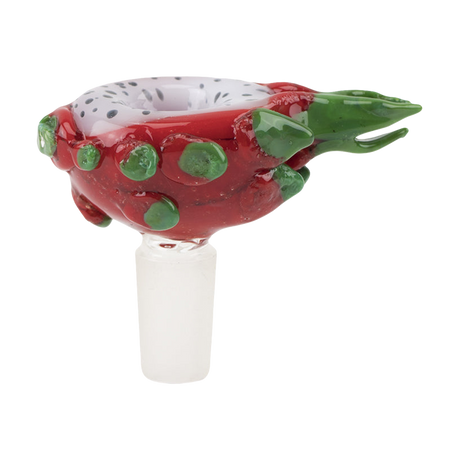 Empire Glassworks 14mm Male Dragon Fruit Bowl Slide for Bongs, Borosilicate Glass, Front View