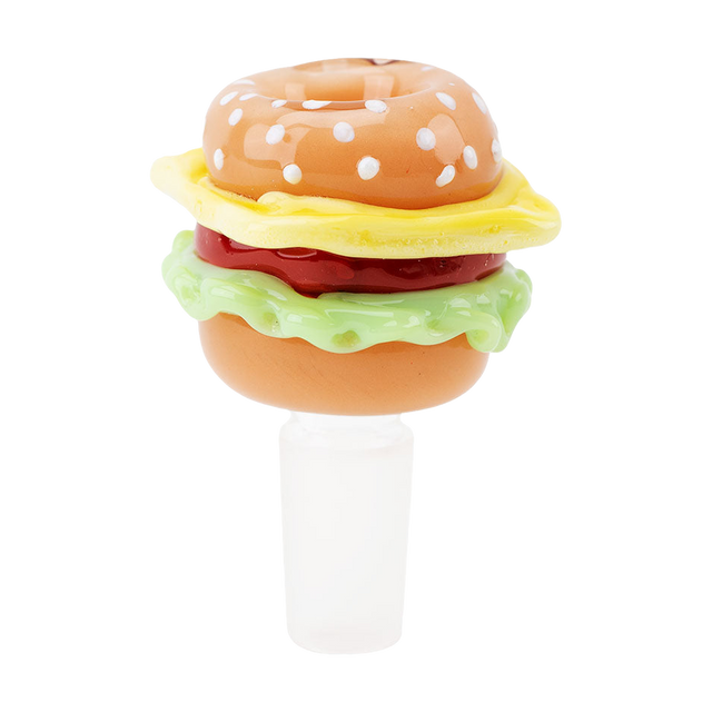 Empire Glassworks 14mm Burger Bowl Slide, Borosilicate Glass, Front View