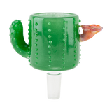 Empire Glassworks Cactus-themed 14mm Borosilicate Glass Water Pipe Attachment