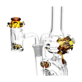 Empire Glassworks 8" Beehive Mini Recycler Dab Rig with 14mm Female Joint - Side View