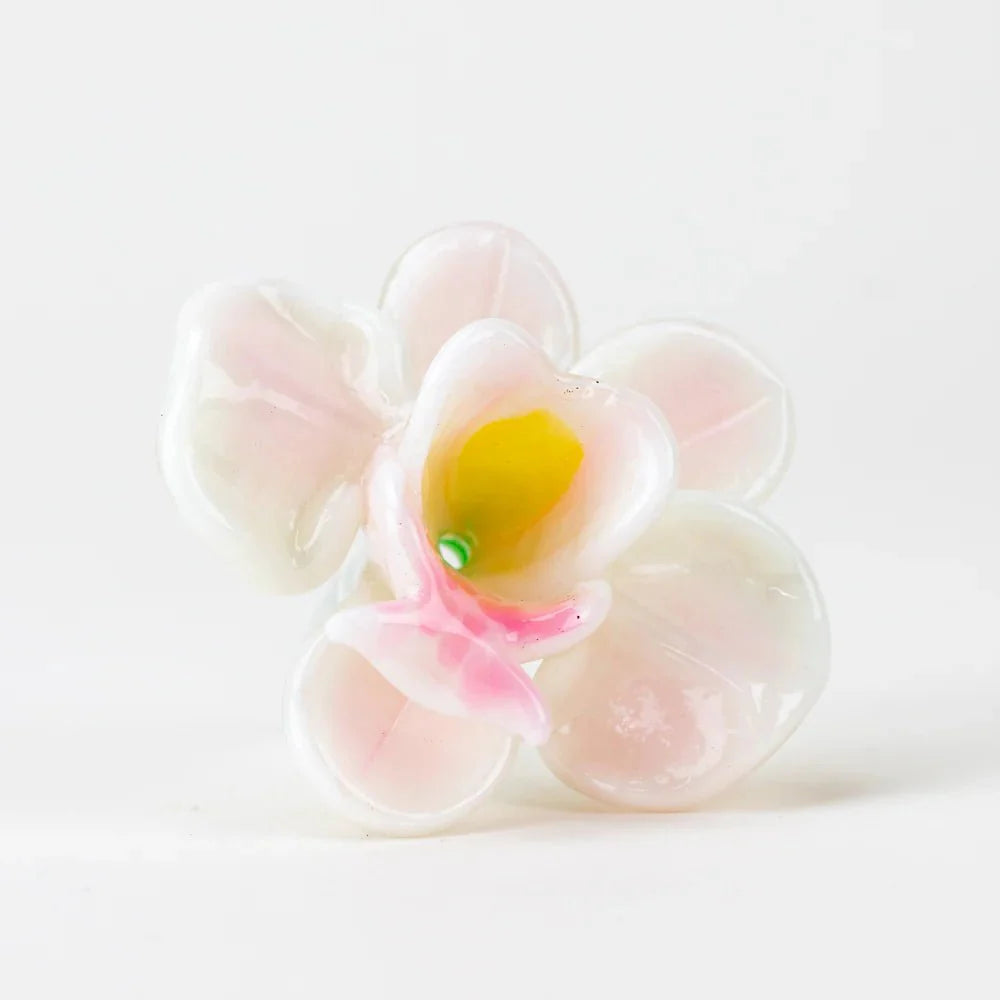 Empire Glassworks Orchid Flower Bowl Piece - Empire Smokes