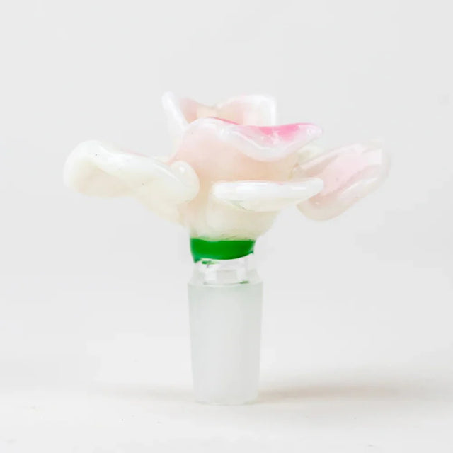 Empire Glassworks Orchid Flower Bowl Piece - Empire Smokes