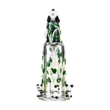 Empire Glassworks Panda Fam Nano Rig with 90 Degree Joint for Dry Herbs, Front View