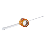 Empire Glassworks Metal & Glass Poker Wand | 6" | Beehive