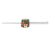 Empire Glassworks Metal & Glass Poker Wand | 6" | Hootie's Forest