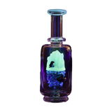 Empire Glassworks Puffco Peak UV Attachment with Avenge Artic theme glowing under UV light