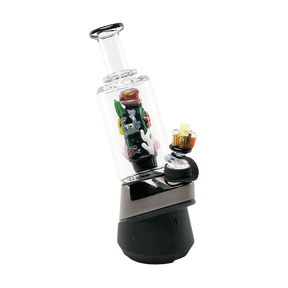 Empire Glassworks UV Reactive Sea-Themed Puffco Peak Attachment, Borosilicate Glass