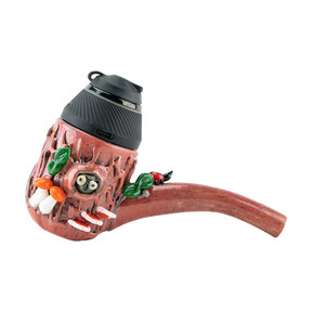 Empire Glassworks Sherlock Hootie Attachment for Puffco Proxy, detailed owl design, side view