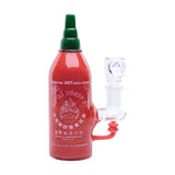 Empire Glassworks Sriracha Sauce Rig - Borosilicate Glass Dab Rig Front View