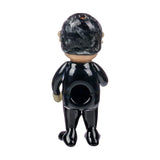 Empire Glassworks - Heavy Wall Vladimir Putin Themed Hand Pipe in Black, Gray, and Tan