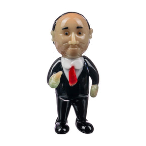 Empire Glassworks - Putin Themed Spoon Hand Pipe, Heavy Wall Borosilicate Glass, Front View