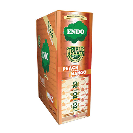 Endo Hemp Wraps Combo Pack, Peach & Mango Flavor, Front View on White Background