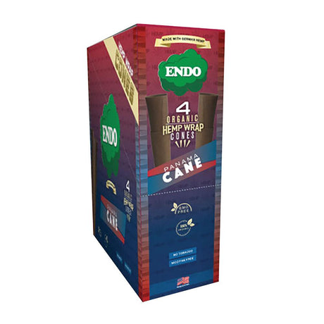 Endo Organic Hemp Wrap Cones, 4-pack front view on white background