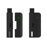 Dip Devices Evri Starter Kit in black, front and side view, portable battery-powered vaporizer for concentrates