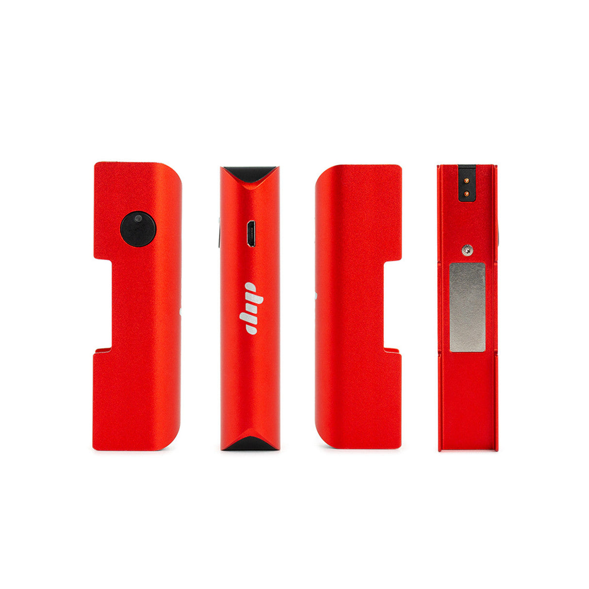 Dip Devices Evri Starter Kit in red, portable vaporizer for concentrates, battery-powered, front view