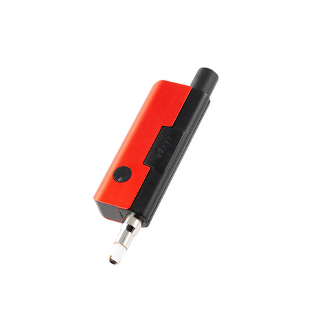 Dip Devices Evri Starter Kit in red and black, portable vaporizer for concentrates, front view on white background