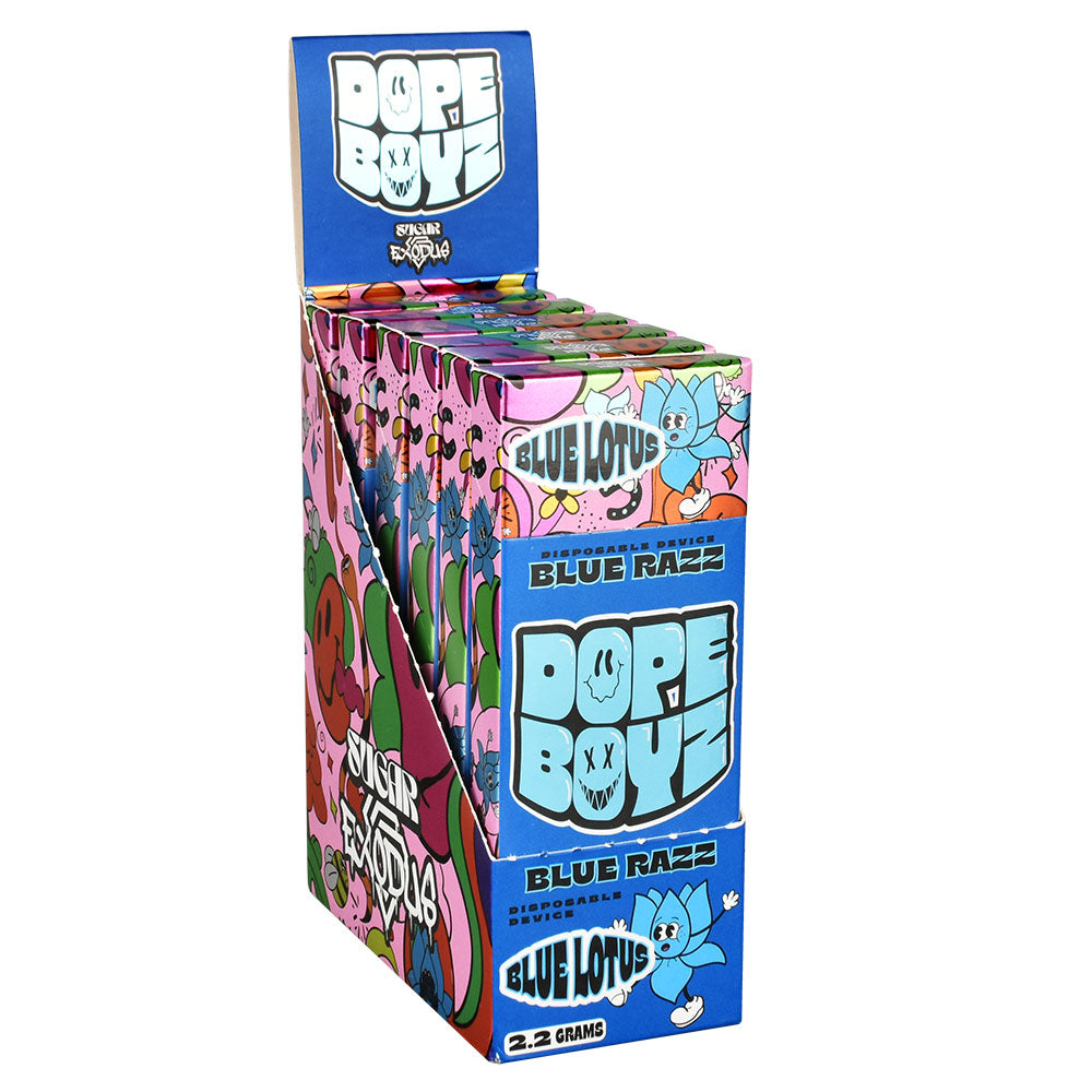 Exodus Sugar Dope Boyz Blue Lotus Disposable Vape | 2.2g | 6pc Display DankGeek Exodus Sugar Dope Boyz Blue Lotus Disposable Vape | 2.2g | 6pc Display DankGeek