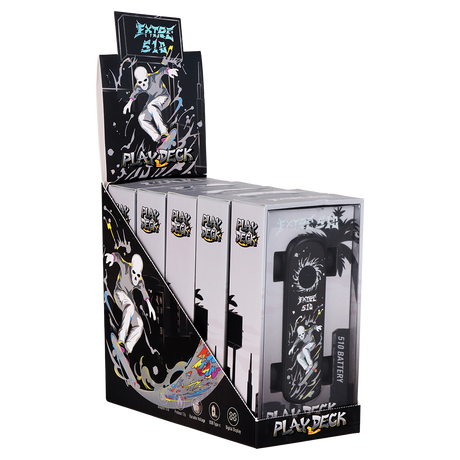 Extre 510 Play Deck Skateboard Vape Battery | 500mAh | 5ct Display
