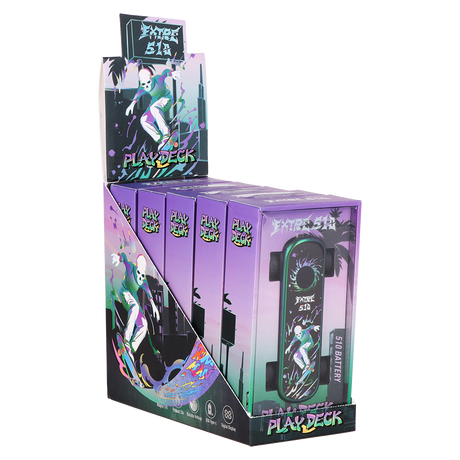 Extre 510 Play Deck Skateboard Vape Battery | 500mAh | 5ct Display