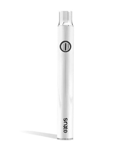 Exxus Plus VV Cartridge Vaporizer in Pearl White with sleek design for concentrates, front view