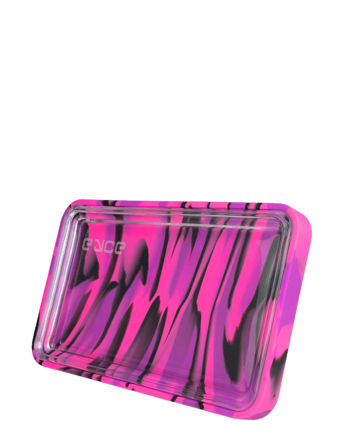 Eyce 2 in 1 Silicone Rolling Tray in Purple, Durable and Flexible, Front View