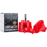 Eyce 2.0 Expansion Kit with red silicone parts and box, ideal for durable bong customization