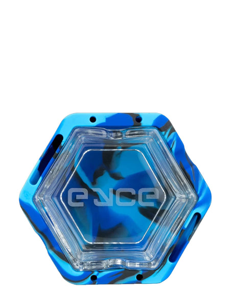 Eyce Silicone Ashtray in Blue - Durable, Easy-to-Clean Design for Dry Herbs