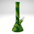 Eyce Beaker in Arcadia Camo, Silicone Bong with Removable Glass Bowl, Front View